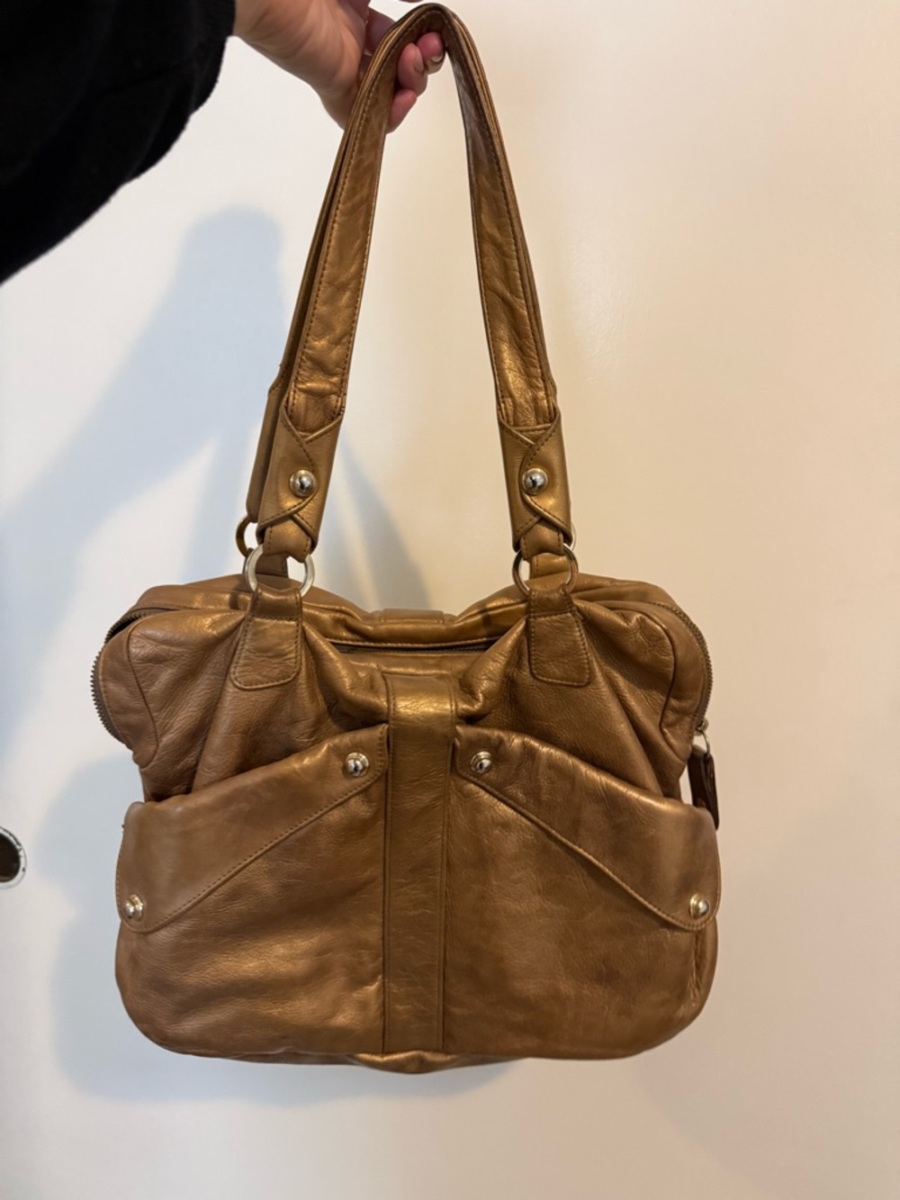 Kaia Peterka Antique Gold Victory Bag